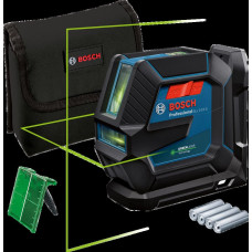 Нівелір лазерний Bosch Professional GLL2-15G+LB10 до 15м, ±0.3мм/м, 4AAx1.5В, IP64, 0.57кг