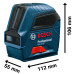 Лазерний нівелір Bosch GLL 2-10 Professional з чохлом (0601063L00)