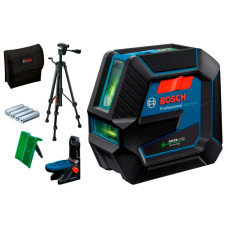 Лазерний нівелір Bosch GCL 2-50 G Professional, зі штативом BT 150, тримачем RM 10, чохлом, мішенню (0601066M01)