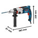 Дриль ударний Bosch GSB 21-2 RCT ШЗП Professional в кейсі (060119C700)