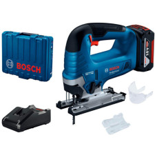 Акумуляторний лобзик Bosch GST 185-LI Professional, акб 4 Ah і з/п, в кейсі (06015B3023)