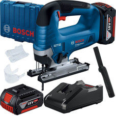 Акумуляторний лобзик Bosch GST 185-LI Professional з 2 акб 4 Ah і з/п, в кейсі (06015B3024)
