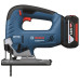 Акумуляторний лобзик Bosch GST 185-LI Professional, акб 4 Ah і з/п, в кейсі (06015B3023)