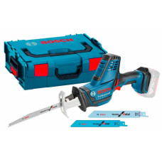 Акумуляторна шабельна пила Bosch GSA 18 V-LI C Professional без акб і з/п, з 3 полотнами, в L-BOXX 136 (06016A5001)