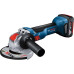Акумуляторна кутова шліфмашина Bosch GWX 18V-10 Professional, без акб (06017B0100)