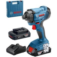 Акумуляторний ударний гайковерт Bosch GDR 180-LI Professional, 2 акб 2 Ah, з/п GAL 18V-40, у кейсі (06019G5123)