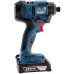Акумуляторний ударний гайковерт Bosch GDR 180-LI Professional, 2 акб 2 Ah, з/п GAL 18V-40, у кейсі (06019G5123)