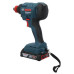 Акумуляторний ударний гайковерт Bosch GDX 180-LI Professional, 2 акб 2 Ah, з/п GAL 18V-40, у кейсі (06019G5223)