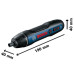 Акумуляторна електровикрутка Bosch GO 2 Professional, у кейсі з USB зарядкою (06019H2103)
