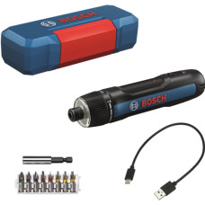 Акумуляторна електровикрутка Bosch GO 3 Professional, у кейсі з USB зарядкою (06019H2201)