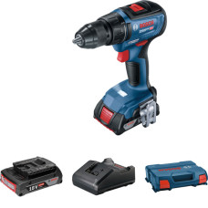 Акумуляторний шурупокрут Bosch GSR 18V-50 Professional, 2 акб GBA 18V 2 Ah і з/п, у кейсі (06019H5000)