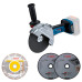 Акумуляторна кутова шліфмашина Bosch GWS 18V-180 P Professional, з 3 дисками, без акб (06019H6L01)