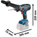Акумуляторний дриль-шурупокрут Bosch GSR 18V-150 C Professional, без акб (06019J5001)