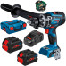 Акумуляторний ударний дриль-шурупокрут Bosch GSR 18V-150 C Professional, 2 акб ProCORE18V 8.0Ah, з/у GAL 1880 CV в L-BOXX 136 (06019J5105)