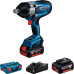 Акумуляторний ударний гайковерт Bosch GDS 18V-1050 H Professional, 2 акб GBA 5 Ah і з/п GAL 18V-40, в L-Boxx 136 (06019J8522)