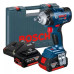 Акумуляторний ударний гайковерт Bosch GDS 18V-400 Professional, 2 акб 5 Ah, з/п GAL 18V-40, у кейсі (06019K0020)