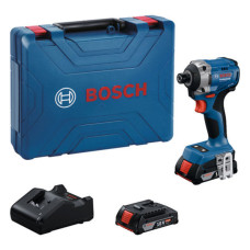 Акумуляторний ударний гайковерт Bosch GDR 18V-215 Professional, 2 акб GBA 18V 2.0Ah та з/п GAL 18V-20  у кейсі (06019N2022)