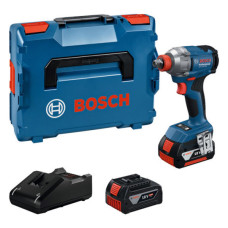 Акумуляторний ударний гайковерт Bosch GDX 18V-285 Professional, 2 акб GBA 18V 4.0Ah та з/п GAL 18V-40, у L-BOXX (06019N2102)