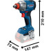 Акумуляторний ударний гайковерт Bosch GDX 18V-285 Professional, без акб та з/п (06019N2120)