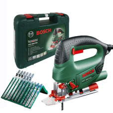 Лобзик Bosch PST 800 PEL, у кейсі, з набором 10 пилок (06033A0101)