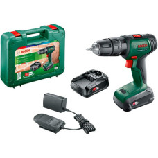 Ударний акумуляторний дриль-шурупокрут Bosch Universal Impact, з 2 акб 18V 1.5Ah та з/п AL 1810 CV, у кейсі (06039D4102)