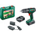 Ударний акумуляторний дриль-шурупокрут Bosch Universal Impact, з 2 акб 18V 1.5Ah та з/п AL 1810 CV, у кейсі (06039D4102)