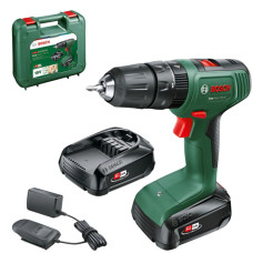 Акумуляторний ударний дриль-шурупокрут Bosch EasyImpact 18V-40, 2 акб PBA 18V 1.5Ah та з/п AL 18V-20, в кейсі (06039D8102)