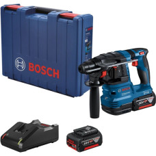 Акумуляторний перфоратор Bosch GBH 185-Li Professional, 2 акб GBA 18V 4 Ah і з/п GAL 18V-40, у кейсі (0611924021)