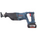 Акумуляторна шабельна пила Bosch GSA 18 V-LI Professional з 1 акб GBA 18V 4 Ah і з/п GAL 18V-40, в картоні (0615990L6H)