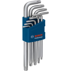 Набір шестигранних ключів Bosch Torx Professional, 9 шт (1600A01TH4)