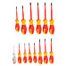 Набір викруток Bosch Professional VDE SL, PH, PZ, TX з однополюсним індикатором фази, 14 шт у L-BOXX 102 (1600A02NF9)