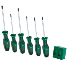 Набір викруток Bosch SL/PH/PZ/Тх з магнітизатором, 6 шт (1600A02W7L)