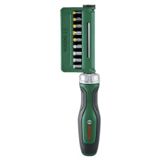 Викрутка Bosch з тріскачкою Bosch і 18-ма насадками (1600A02Z9A)
