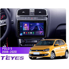 Штатна магнітола Teyes CC3 4+64 Gb Volkswagen POLO 5 2008-2020 (F1) 9"