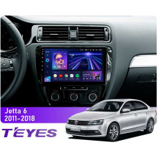 Штатна магнітола Teyes CC3 4+64 Gb Volkswagen Jetta 6 2011-2018 10"