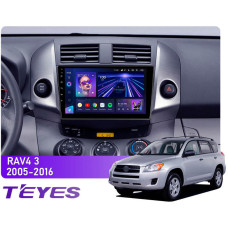 Штатна магнітола Teyes CC3 4+64 Gb Toyota RAV4 3 XA30 2005-2016 (F1) 9"