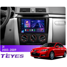 Штатна магнітола Teyes CC3 4+64 Gb Mazda 3 1 BK 2003-2009 9"