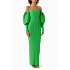 Tasmin Ribbed Maxi Dress Green