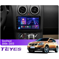 Штатна магнітола Teyes CC3 4+64 Gb Nissan Qashqai 1 J10 2006-2013 (F1) 9"