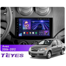 Штатна магнітола Teyes CC3 4+64 Gb Chevrolet Aveo T250 2006-2012 / Nexia 1 2020-2022 9"