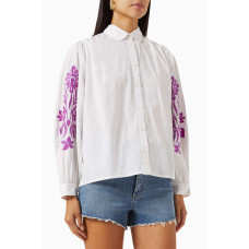 Embroidered Blouse in Cotton