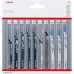 Пилка для лобзика Bosch Wood and Metal 10 шт (2607011170)