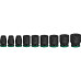 Набір ударних торцевих головок Bosch Pro Impact Socket Standard Set 1/2" 10-27 мм, 38-42 мм, 9 шт (2608003038)