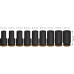 Набір ударних торцевих головок Bosch Pro Impact Socket Deep Set 3/4" 17-32 мм, 90 мм, 9 шт (2608003042)