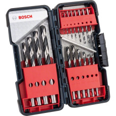 Набір свердел по металу Bosch HSS PointTeQ D1-10 в ToughBox, 18 шт (2608577350)