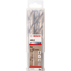 Свердло по металу Bosch HSS-G, DIN 338, 12х101 мм, 5 шт (2608595081)