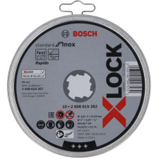Круг відрізний Bosch X-Lock Standard for Inox 125x1x22.23 мм 10 шт (2608619267)