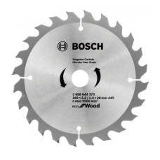 Пиляльний диск Bosch Eco for Wood 160x2,2x20-24T (2608644373)