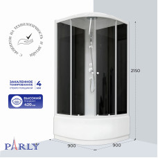 Душевая кабина Parly Classic EC921 профиль белый