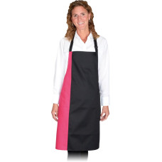 FDUO-2K BFU APRON CZARNO-RÓŻOWY FUSCHIA